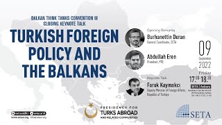 Keynote Talk: “Turkish Foreign Policy and the #Balkans”