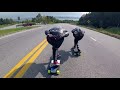 cuei top speed challenge 130km h downhill skate longboard extreme speed