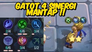 GATOTKACA 4 SINERGI EMANG MANTAP || MAGIC CHESS #mobilelegends #mlbb #magicchess