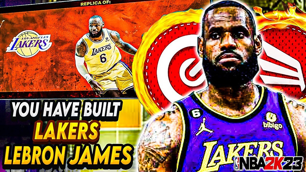 HOW TO MAKE A REPLICA BUILD OF LAKERS LEBRON JAMES IN NBA 2K23 NEXT GEN ...