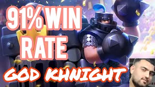 NEW MEGA KNIGHT DECK SMASHES the CLASH ROYALE META!