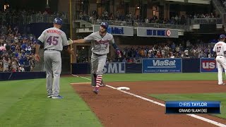 LAD@SD: Taylor launches a grand slam to left field