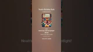 Noah's Birthday Bash