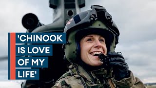 Longest-serving female RAF Chinook force crew member shares experience