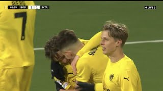 Håkon Evjen Goal, Bodø/Glimt vs Maccabi Tel Aviv (3-1) All Goals and Extended Highlights