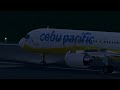 XPlane11 | Cebu Pacific A321NEO | Rainy Landing in Manila From Mactan Cebu