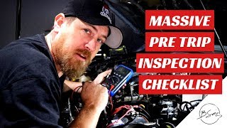 PRE TRIP INSPECTION CHECKLIST