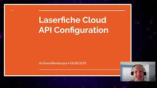 Configuring the Laserfiche Cloud API