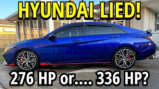 Hyundai LIED?! Real HP Numbers for the 2022 Elantra N….