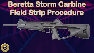 Beretta Storm Carbine  - Field Strip and operation