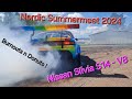 Nordic Summer Meet 2024 - Burnout yard - Nissan Silvia S14 - V8