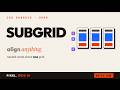 CSS Subgrid: Align Cards That Grid Can't (Baseline 2023)
