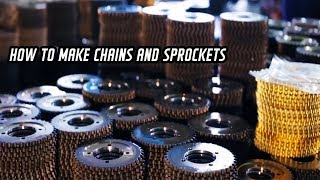How to make chains and sprockets
