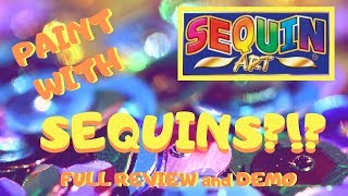 Diamond Paintings New RIVAL? - Sequin Art on Amazon - UNBOXING, DEMO, and REVIEW