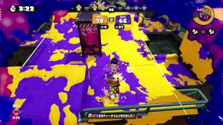 スプラトゥーン実況！アロワナモールどこから攻めるか迷う！ジャンプビーコン置きながら上からデュアルスイーパーカスタムで！☆なおきち広島弁ゲーム実況