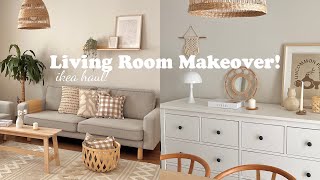 living room makeover 🛋 korean & scandish  + ikea haul 📦