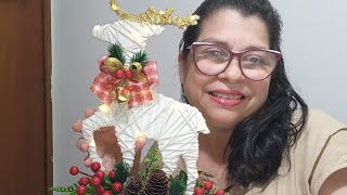 Diy  Lindissimo [bom, bonito e barato] totem Rena de Natal #caixa de papelão