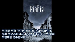 [쇼팽 녹턴 20번] 피아노의 시인 쇼팽. 그가 죽은 후 발견되어 출파된 명곡. 영화 피아니스트 처음과 끝을 장식하는 슬프고 서정적인 곡입니다.