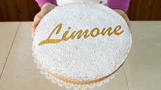 Lemon Sponge Cake Easy Recipe - Milk and butter free