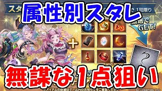 【グラブル】属性別スタレ 無謀な1点狙い（ハロウィン）（ライブ配信）「グランブルーファンタジー」