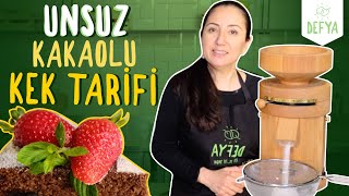 Pirinçten Kakaolu Unsuz Kek Tarifi I Sağlıklı Tarifler