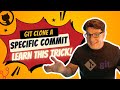How to Git Clone a Specific Commit | Pull a Single Commit from GitHub or GitLab