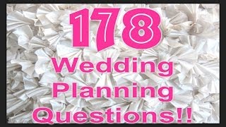 52 Weeks of Beauty - 2013 Week 44 - 178 Wedding Planning Checklist Questions to Ask Yourself!