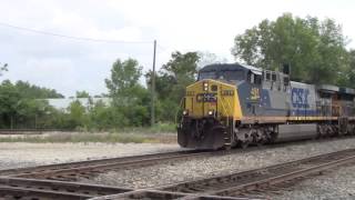 CSX gondola train