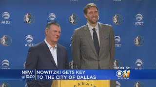 Nowtizki, Rawlings Joke About 'Perks' With Key To City