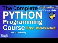 PYTHON Full Course - Beginners to Super - Part 2