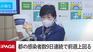 東京都が新型コロナのモニタリング会議　感染者数が9日連続で前週上回る（2022年12月15日）