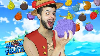 Comendo todas as Frutas do Blox Fruits! (parte 1)