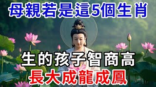 母親若是這5个生肖，生的孩子智商高，長大成龍成鳳，事業前途一路猛進 ！｜禪心慧語 #修行 #福報 #禪 #佛法 #道德經 #覺醒 #佛禪 #風水 #善 #禪與佛心#禪語