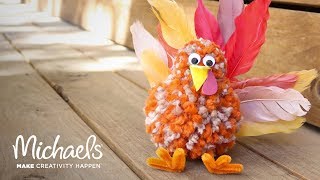 Easy Pom Pom Turkey | Michaels