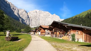 Rundgang durch die Eng Alm am Vormittag