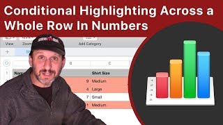 Use Conditional Highlighting Across a Whole Row In Numbers