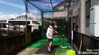 中１初回　after【野球　バッティング　baseball batting】