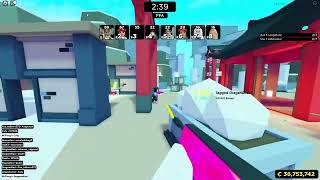 Dark Matter Gun without Streaks on Suijin map (Roblox BIG Paintball)