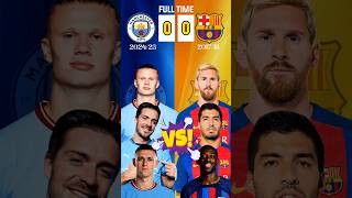 Manchester City 2024/25 vs Barcelona 2017/18 || Players Comparison #footballshorts #soccer