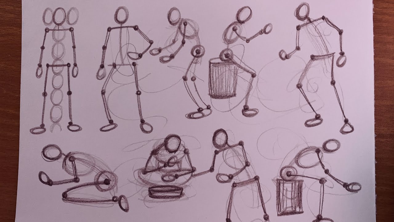 How To Draw A Stickman Step By Step Video Infoupdate Org