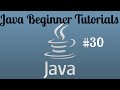 Java Beginner Programming Tutorial - 30 - Objects & Classes Rectangle