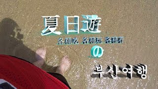 【韓國留學VLOG】三分鐘看完三天我在在釜山旅行的日子，美食與美景的結合！爽啊✌！