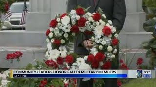 Lansing community honors fallen military members with memorial service