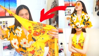 I ORDERED ALL YELLOW CLOTHES 💛// ZAFUL