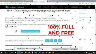 B4A  IDE for Android development is now Full, free and opensource   Download Now