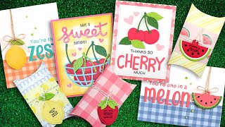 Intro to Fruit Tiny Tags, Tiny Tag Sayings: Fruit & Cheery Cherries + 7 projects start to finish