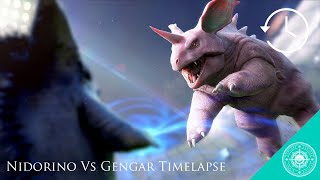 Pokemon Zoology: Nidorino Vs Gengar Timelapse