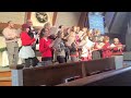 My church choir sings the Hallelujah Chorus