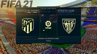 FIFA 21 - Atletico madrid vs Athletic Bilbao \\ La liga 2021/2022 | Prediction & Gameplay