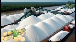 How American Farmers Harvest 1.9 Billion Tons Of Sugarcane To Produce Sugar | Farming Documentary